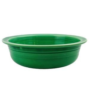 Vintage Fiesta Green Nappy Vegetable Bowl 8.5" Round‎ HL Made In USA Fiestaware